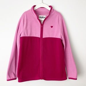 OshKosh B’gosh - 8 Girls Two Toned Pink Fleece